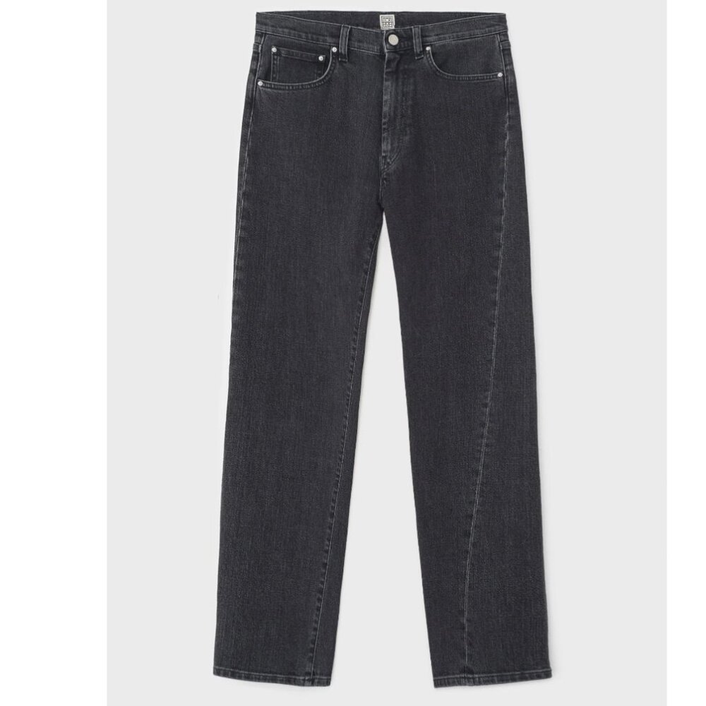 Toteme twisted seam denim grey